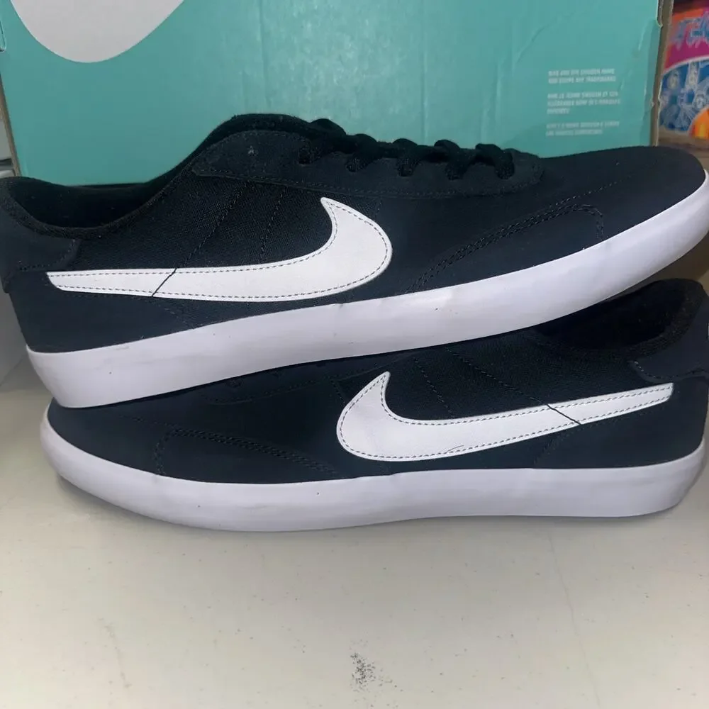 Nike SB Heritage Vulc Black White Skateboarding Shoes Men’s SZ 13 CD5010-003